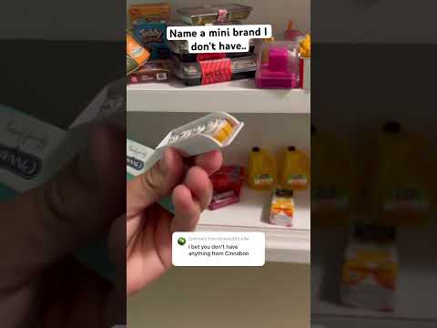Name A Mini Brand I Don T Have Minibrands Trending Trend Blowup Fypシ Viral Wow Song Cool