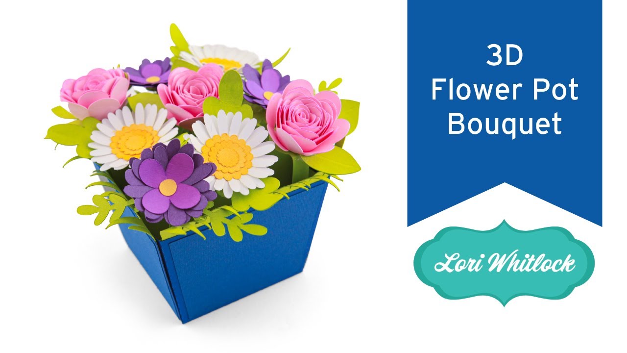 3D Flower Pot Bouquet - YouTube