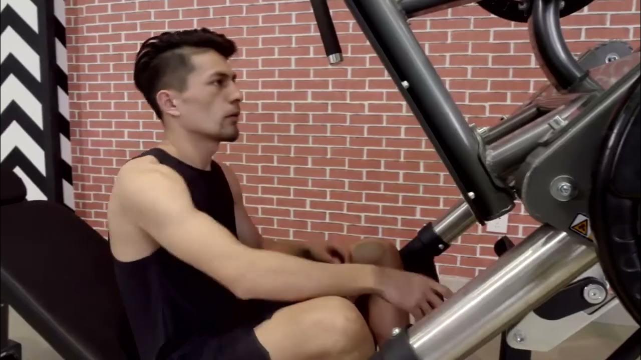 Жим ногами 45 гр. Smith Strength SH019 - YouTube