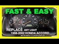 1998-2002 Honda Accord Odometer Backlight Fix (Instrument Cluster Display Removal) 6th generation