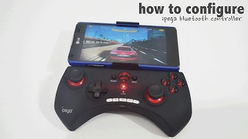 How to setup ipega bluetooth controller