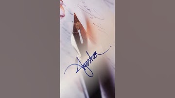 Ayesha Sign 3 #calligraphy #shorts