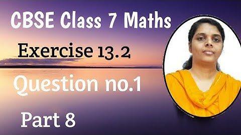 Exercise 13.2:Q.no.1/CBSE Class7 Maths Chapter 13 Exponents And Powers In Malayalam