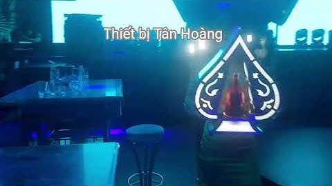 Đế rượu đèn led bar club vũ trường. Giá kệ rượu phát sáng.