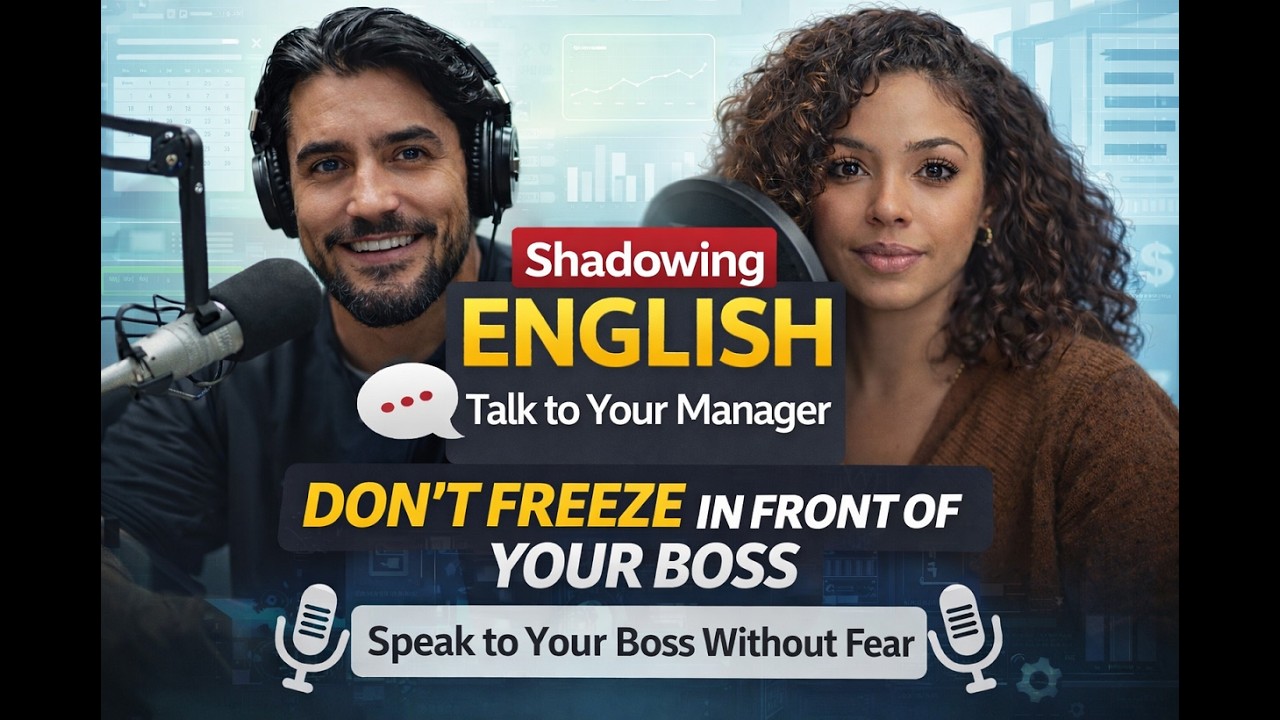 Learn English by Shadowing |Day 10 |Speak to Your Boss Confidently in ...