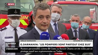 Pompier blessé à Etampes : Gérald Darmanin annonce des dépôts de plainte systématiques