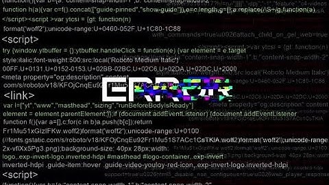 Glitch Code Error 4K | Motion Graphics - Videohive template