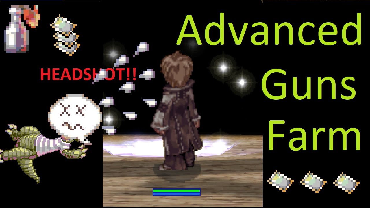 Ragnarok PreRenewal - Advanced Gunslinger Farming Grinding Low Rates @autoloot Cards Acid Grenade