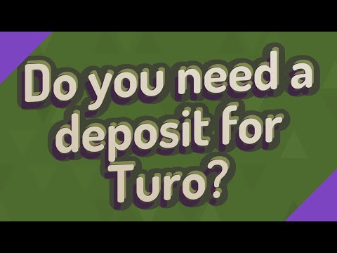 Video: Kræves et depositum for Turo?