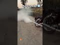 bullet standard 📛 engine seized problem 💨#bullet350 #smokey #engine #viralshort #shorts