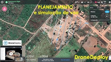 Planejamento e simulação de voo com DroneDeploy mapeamento com Drone topografia aerofotogrametria