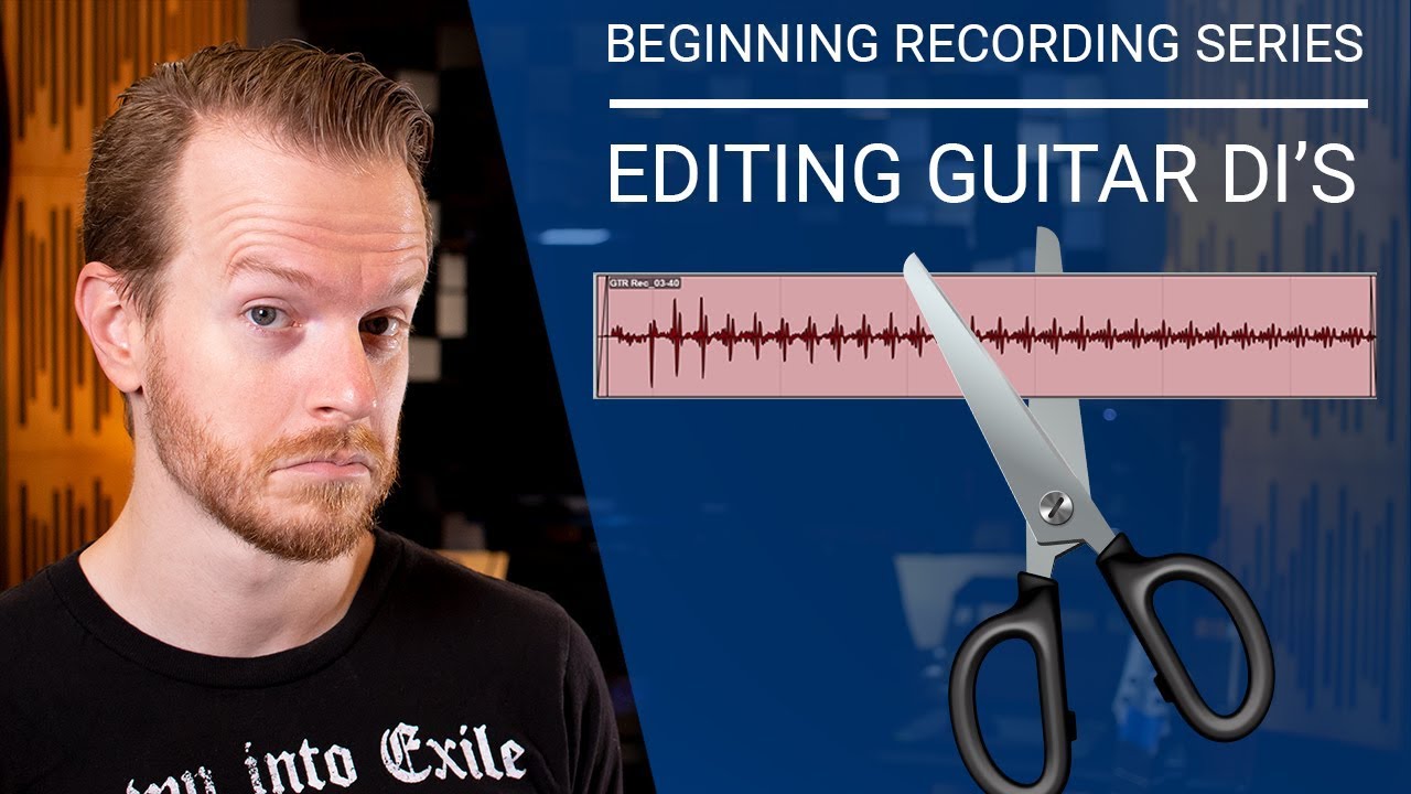 Beginning Recording Series Recording and Editing Guitar DI's YouTube