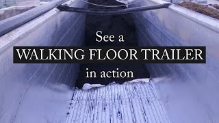 Walking Floor - 53&#39; Trailer in Action