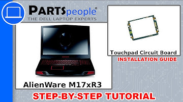 Dell AlienWare M17xR3 Touchpad Circuit Board Replacement Video Tutorial