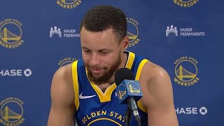 Steph Curry Talks Win vs Blazers, Postgame Interview