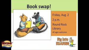 Week 9: July 29 - Aug 2, Round Rock Summer Reading Program