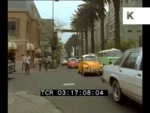 1985 Mexico City Roads and Cars - Rare 35mm Footage