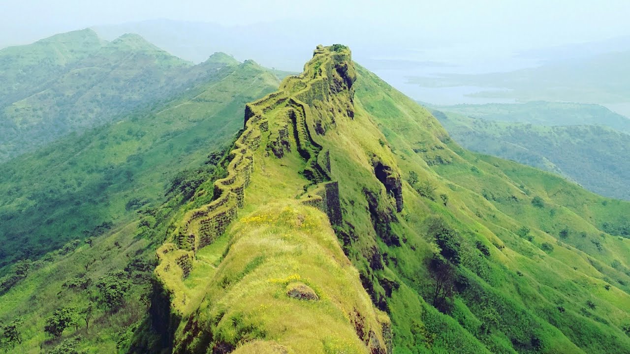 rajgad fort trek route