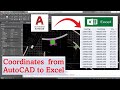 How To Export Coordinates From Autocad To Excel How To Export Coordinates From Autocad To Excel