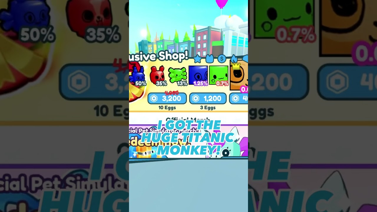 I FINALLY GOT THE TITANIC BALLOON MONKEY!