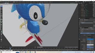 Blender  Sonic 3d Model