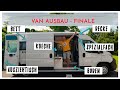 YEES wird sind fertig! Das VAN AUSBAU Finale: Unser BETT & KÜCHE + ein paar CampervanHACKS!