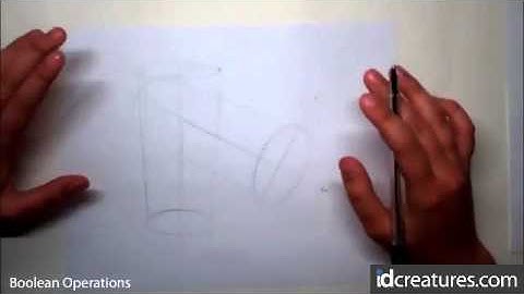 Sketching tutorial How to draw Boolean Operations