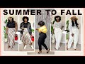 Easy SUMMER to FALL Outfit Ideas & Styling Tips Every Curvy Woman Should Know | Transition Outfits
