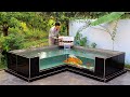DIY Integrated 2-stage filter aquarium - Design And Decorations