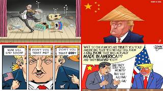 Trump Political Comedy &amp; U.S. Satirical Cartoons | Viral Election Humor Show🚀😂