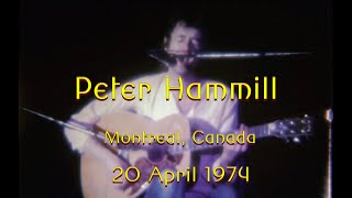 Peter Hammill - Live Montreal Canada 20 April 1974 8mm Film