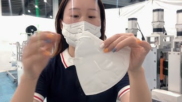 automatic high speed kn95 mask machine introduction 100-130pcs/min#kn95 mask machine