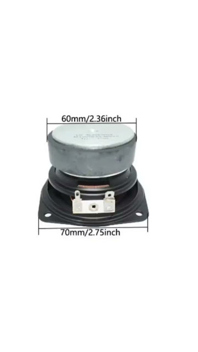 78MM Subwoofer Speaker 4Ohm 15W Bass Audio Square Woofer DIY Loudspeaker Home Theater Sound Music