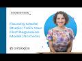 Foundry Model Studio: Train Your First Regression Model (No Code)