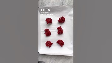 Don’t want to waste that Tomato Paste? Here is how to freeze it for next time!