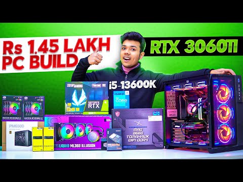 PC Build Under Rs 1.5 Lakh for Gaming & Editing | Intel i5-13600K & RTX 3060 Ti