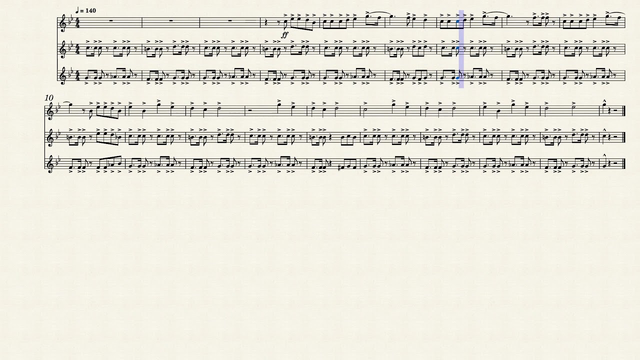 Mellophone Fanfare (Fanfare Arrangement) YouTube