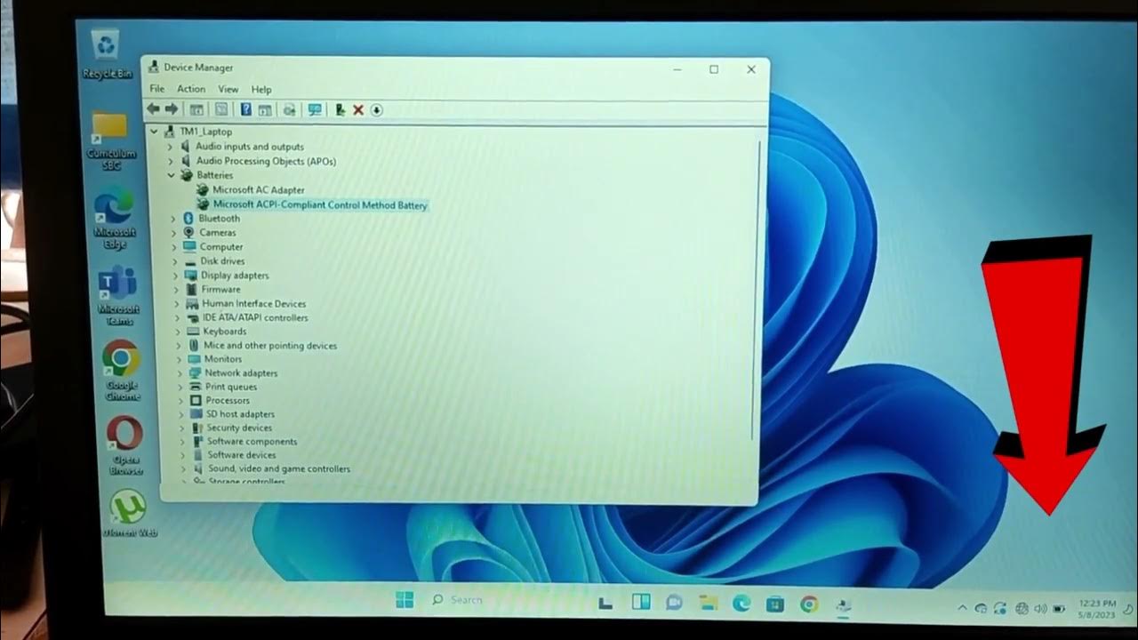 How to Fix Battery Icon not showing on taskbar TM1 YouTube