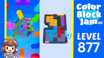 Color Block Jam Level 877 Solution Walkthrough