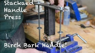 Making A Stacked Handle Jigpress For Hidden Tangs And Stacked Handles
