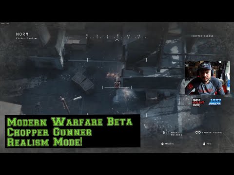 Modern Warfare Beta | Chopper Gunner in Realism Mode