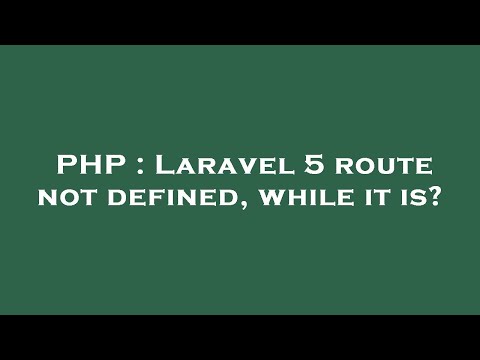 PHP : Laravel