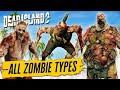 All zombie types in dead island 2 guide