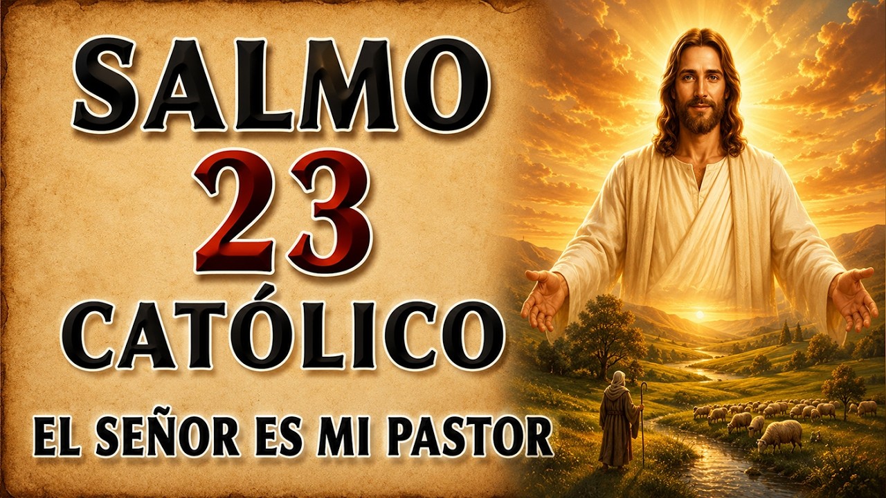 ORACIÓN SALMO 23 CATÓLICO | EL SEÑOR ES MI PASTOR - YouTube