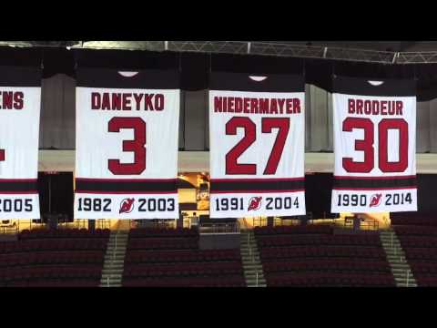 New Jersey Devils Retired Numbers at Prudential Center