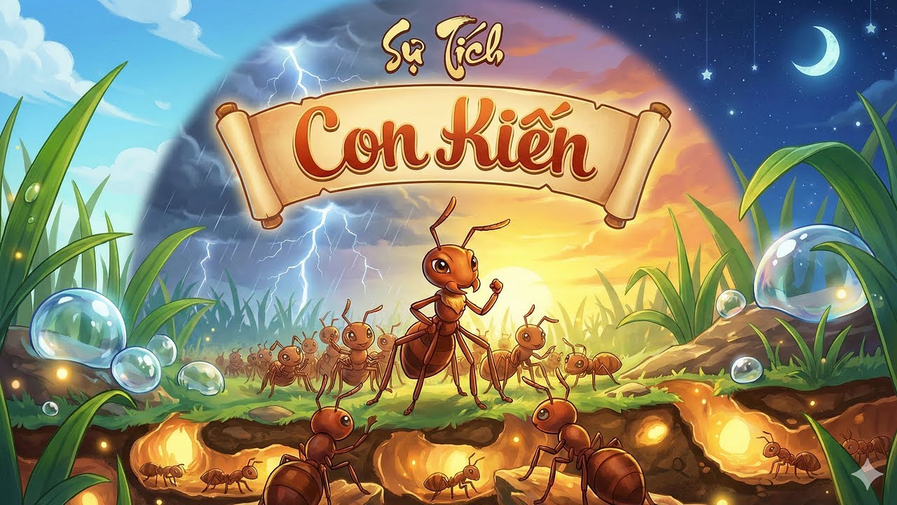 Sự Tích Con Kiến: Bài Học Về Sự Đoàn Kết (Cổ Tích Việt Nam) | Nghe Truyện Cổ Tích