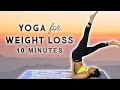 10 min yoga for weight loss  beginnerintermediate flow with sheena short yoga class at home
