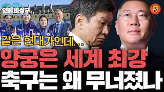 정의선은 박수받고 정몽규는 욕먹는 이유 (인물비상구 20260705 클립 홍명보∙정몽규 편)