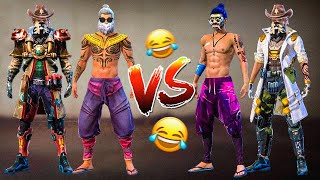  IMITANDO SKINS DE YOUTUBERS FAMOSOS DE FREE FIRE VERSÃO POBRE