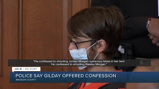 Police say Gilday offered confession